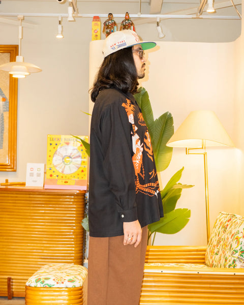沖縄丸鶏製作所 L/S SHIRT / BLACK