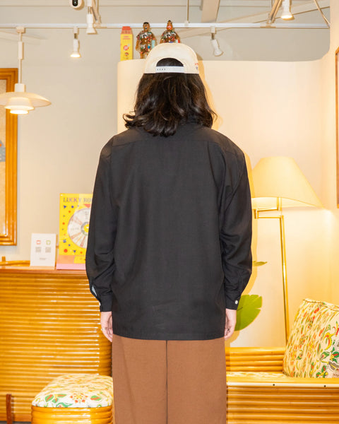 沖縄丸鶏製作所 L/S SHIRT / BLACK