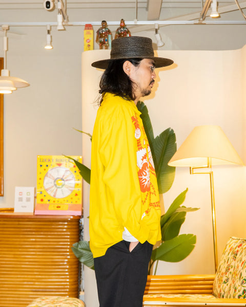 沖縄丸鶏製作所 L/S SHIRT / YELLOW