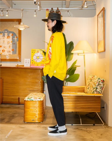 沖縄丸鶏製作所 L/S SHIRT / YELLOW