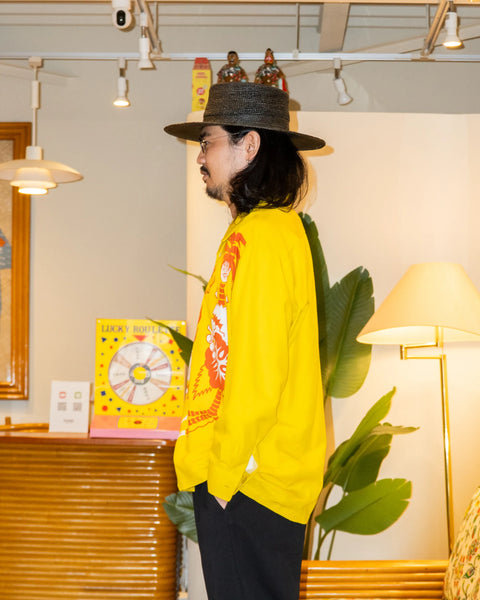 沖縄丸鶏製作所 L/S SHIRT / YELLOW