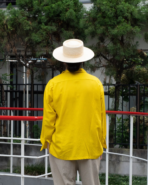 【8/16(日) 13:00~ 販売開始】沖縄丸鶏製作所 L/S SHIRT / YELLOW