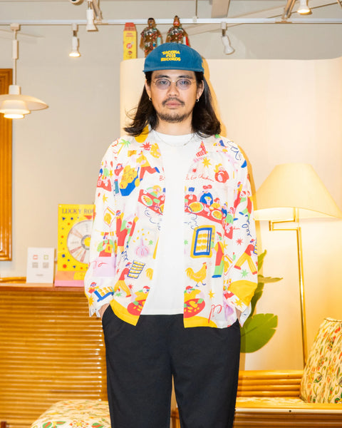 BUENO CHICKEN L/S SHIRT / WHITE