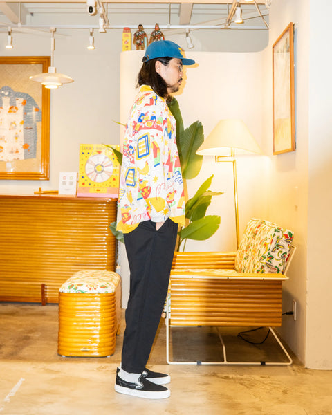 BUENO CHICKEN L/S SHIRT / WHITE