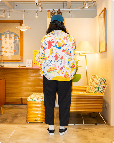 BUENO CHICKEN L/S SHIRT / WHITE