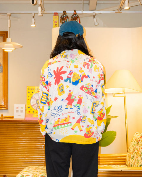 BUENO CHICKEN L/S SHIRT / WHITE