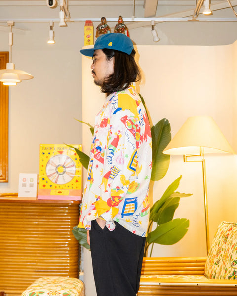 BUENO CHICKEN L/S SHIRT / WHITE