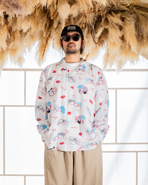 CHU L/S SHIRT / WHITE