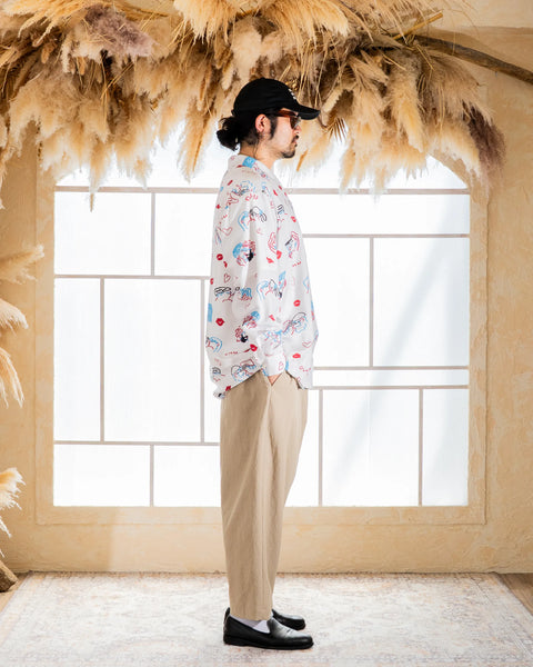 CHU L/S SHIRT / WHITE