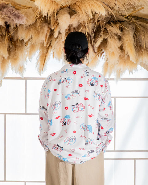CHU L/S SHIRT / WHITE