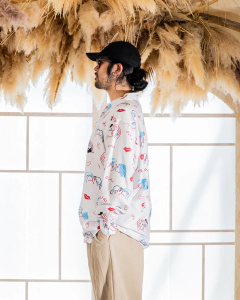 CHU L/S SHIRT / WHITE
