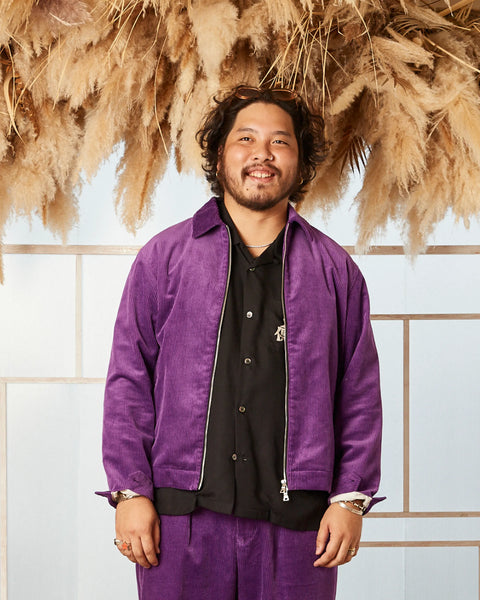 CORDUROY JACKET / PURPLE