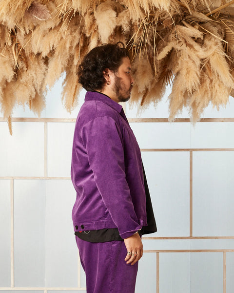 CORDUROY JACKET / PURPLE