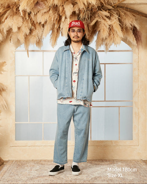 DENIM WORK JKT / ICE BLUE