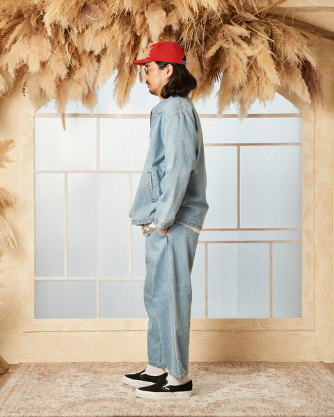 DENIM WORK JKT / ICE BLUE