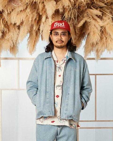 DENIM WORK JKT / ICE BLUE