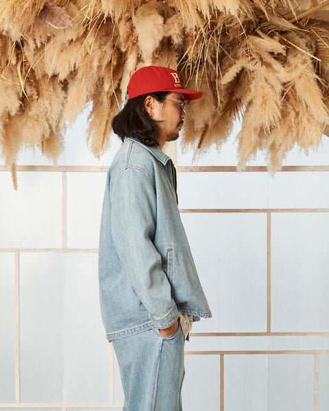 DENIM WORK JKT / ICE BLUE
