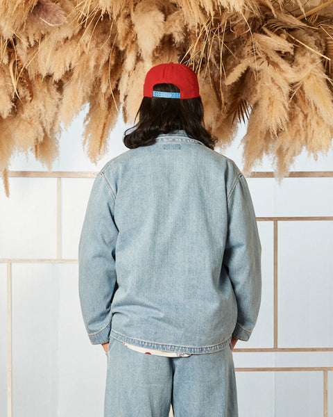 DENIM WORK JKT / ICE BLUE