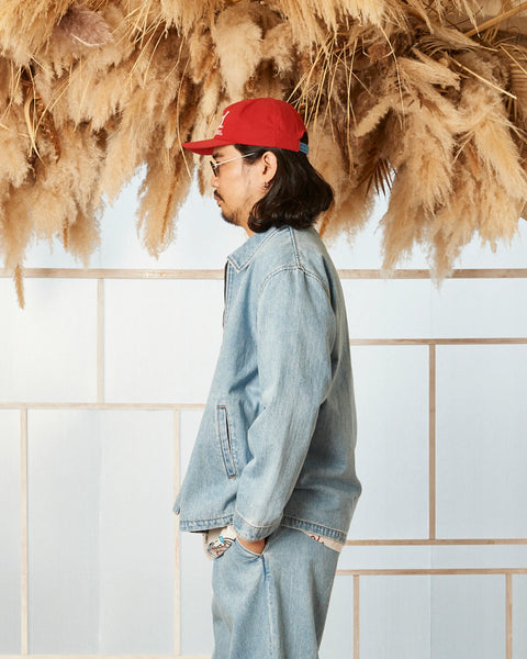 DENIM WORK JKT / ICE BLUE