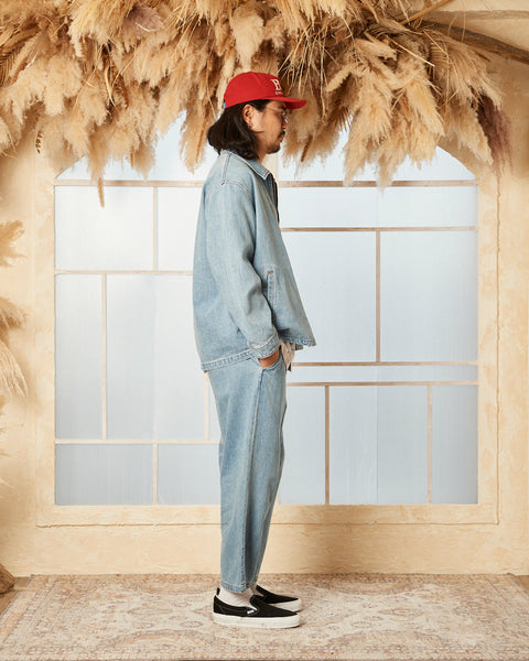 DENIM WORK JKT / ICE BLUE