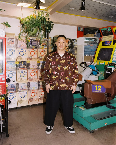 DARK HORSE L/S SHIRT / BROWN