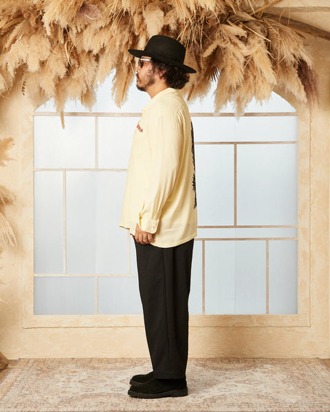 雀荘青天井 L/S SHIRT / CREAM