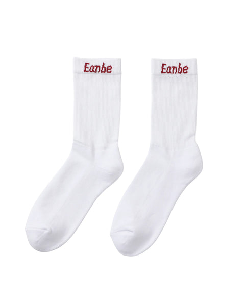 Eanbe  白 ソックス 物撮り画像