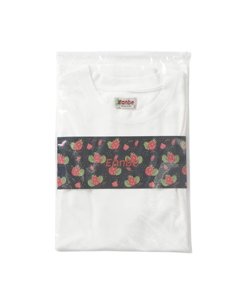 Eanbe 半袖 白 ロゴＴシャツ 物撮り画像