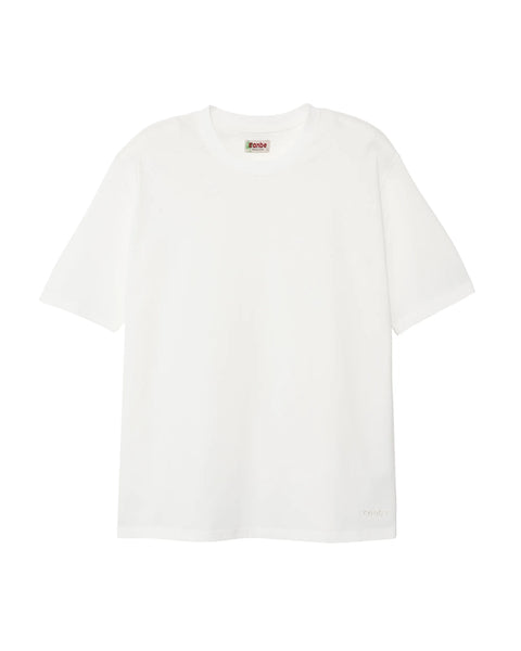 Eanbe 半袖 白 ロゴＴシャツ 物撮り画像