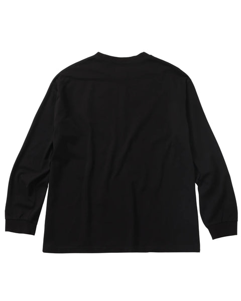 Eanbe 長袖 黒 ロゴＴシャツ 物撮り画像