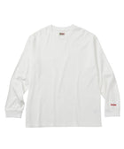 Eanbe 長袖 白 ロゴＴシャツ 物撮り画像