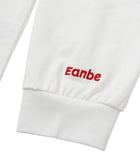 Eanbe 長袖 白 ロゴＴシャツ 物撮り画像