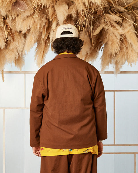 LOOSE BOY JACKET 2nd / BROWN