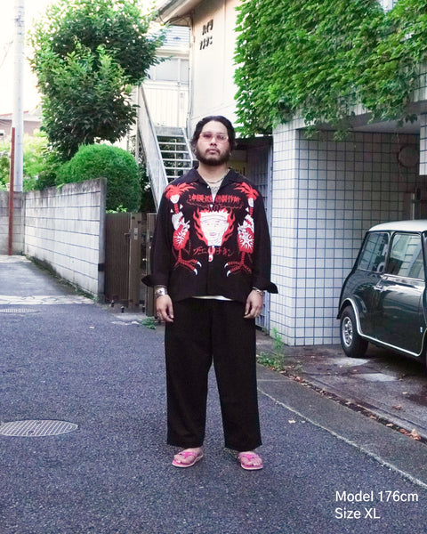 沖縄丸鶏製作所 L/S SHIRT / BLACK