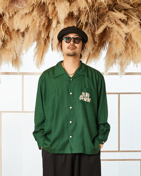 鬼粋俱楽部 L/S SHIRT / GREEN