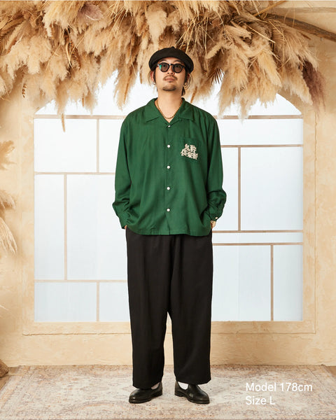 鬼粋俱楽部 L/S SHIRT / GREEN