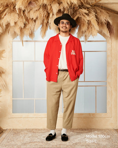 鬼粋俱楽部 L/S SHIRT / RED