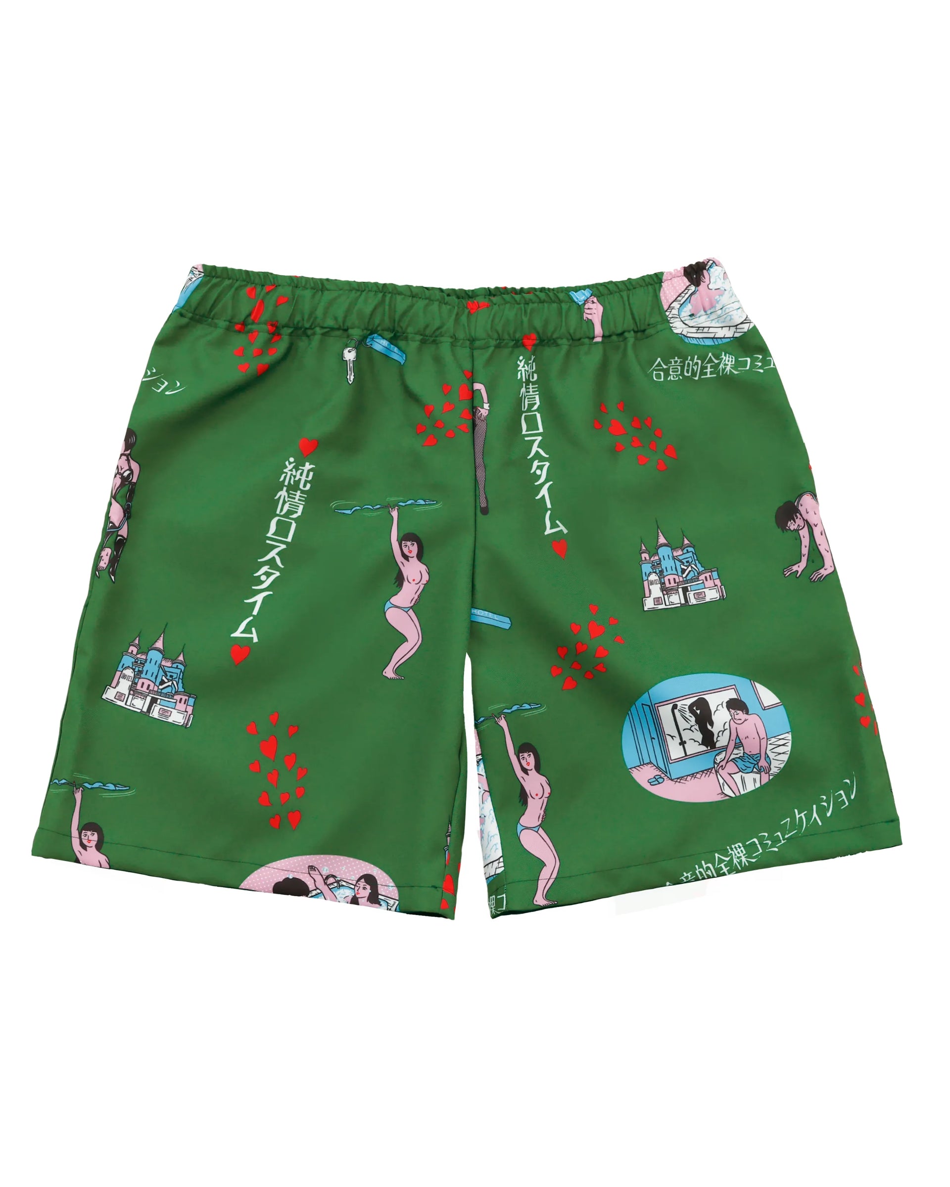 純情ロスタイム SHORT PANTS / GREEN – Eanbe