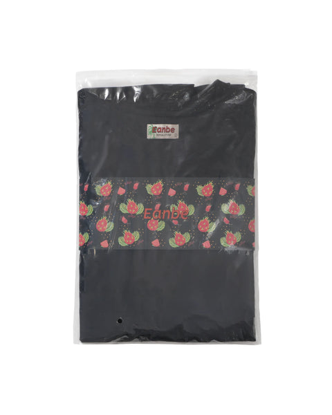 Eanbe 長袖 黒 ロゴＴシャツ 物撮り画像
