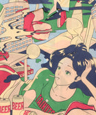 Eanbe_長袖アロハシャツ_東京干物語_柄の寄り画像