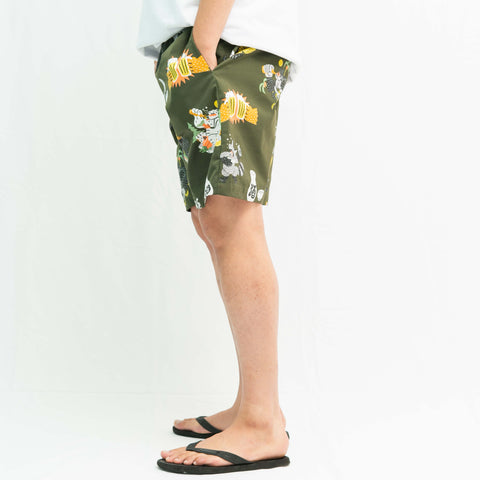 動物柄_ショートパンツ_着用イメージ_Eanbe