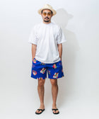 PARADISE柄（楽園柄）_ショートパンツ_着用イメージ_Eanbe