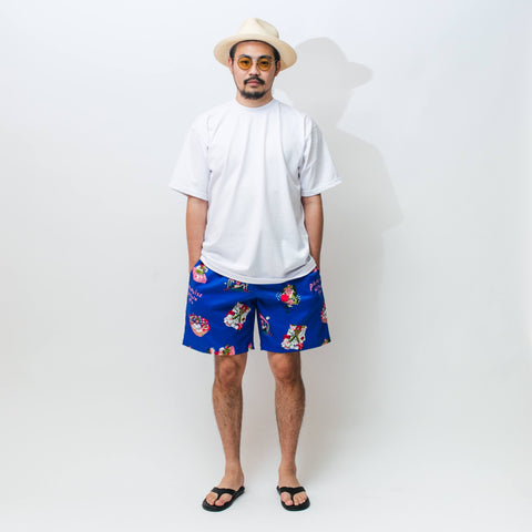 PARADISE柄（楽園柄）_ショートパンツ_着用イメージ_Eanbe