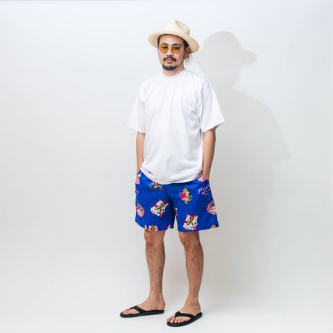 PARADISE柄（楽園柄）_ショートパンツ_着用イメージ_Eanbe
