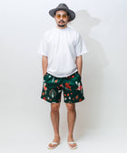 麻雀柄_ショートパンツ_着用イメージ_Eanbe