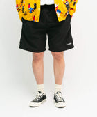無地ショートパンツ_黒（ブラック）_着用イメージ_ショートパンツ_Eanbe