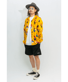 無地ショートパンツ_黒（ブラック）_着用イメージ_ショートパンツ_Eanbe