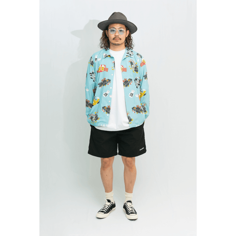 無地ショートパンツ_黒（ブラック）_着用イメージ_ショートパンツ_Eanbe