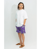 漫才柄_ショートパンツ_着用イメージ_Eanbe